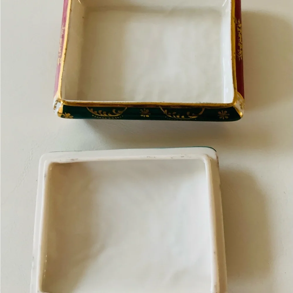 Porcelain trinket box from West Germany